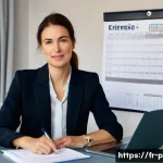 퍼스널트레이너 연말정산 팁 - **Prompt:** A realistic photo of a professional French female sports coach in her early 30s, fully c...